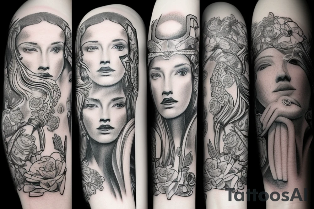 Athena tattoo idea