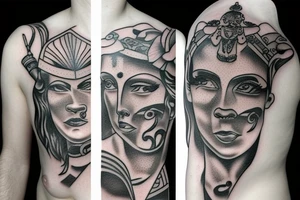 Athena tattoo idea