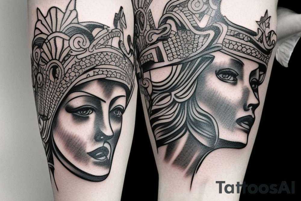 Athena tattoo idea