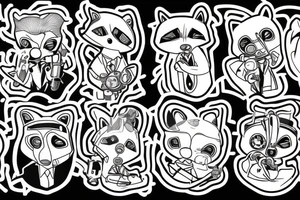 Doctor racoon tattoo idea