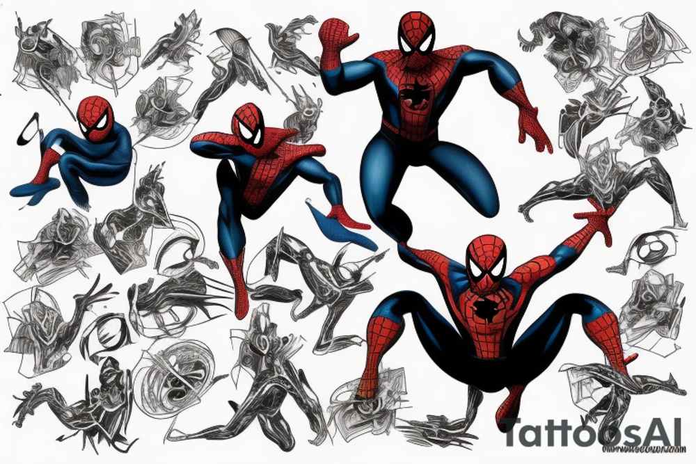 Spiderman tattoo idea
