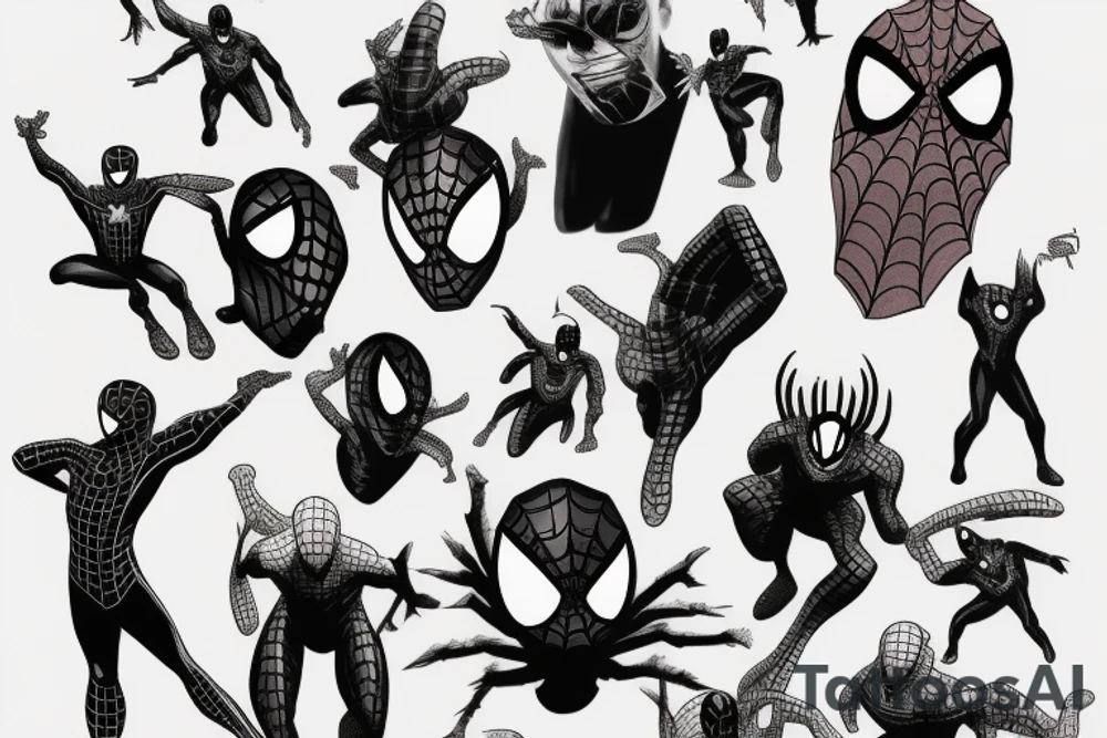 Spiderman tattoo idea