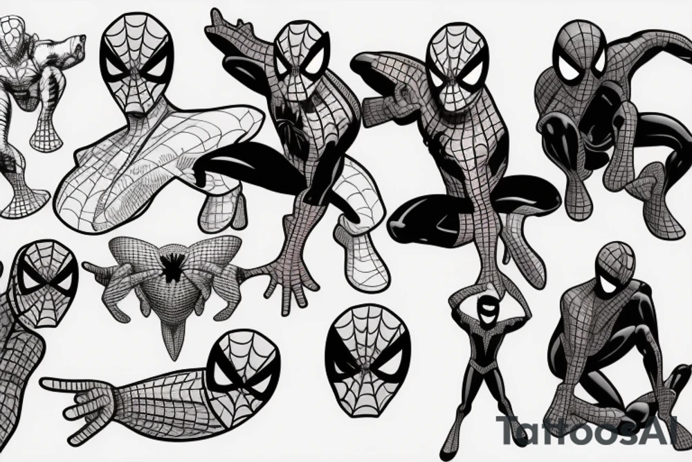 Spiderman tattoo idea