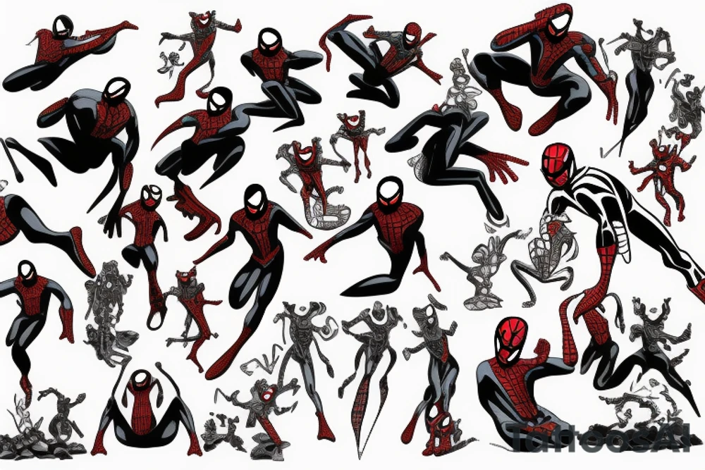 Spiderman tattoo idea