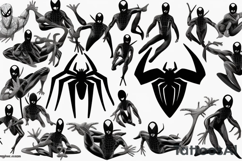 Spiderman tattoo idea