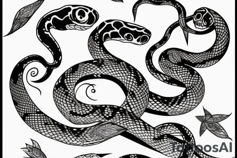 Snake tattoo idea