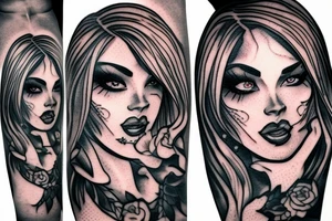 Jinx from ARCANE tattoo idea