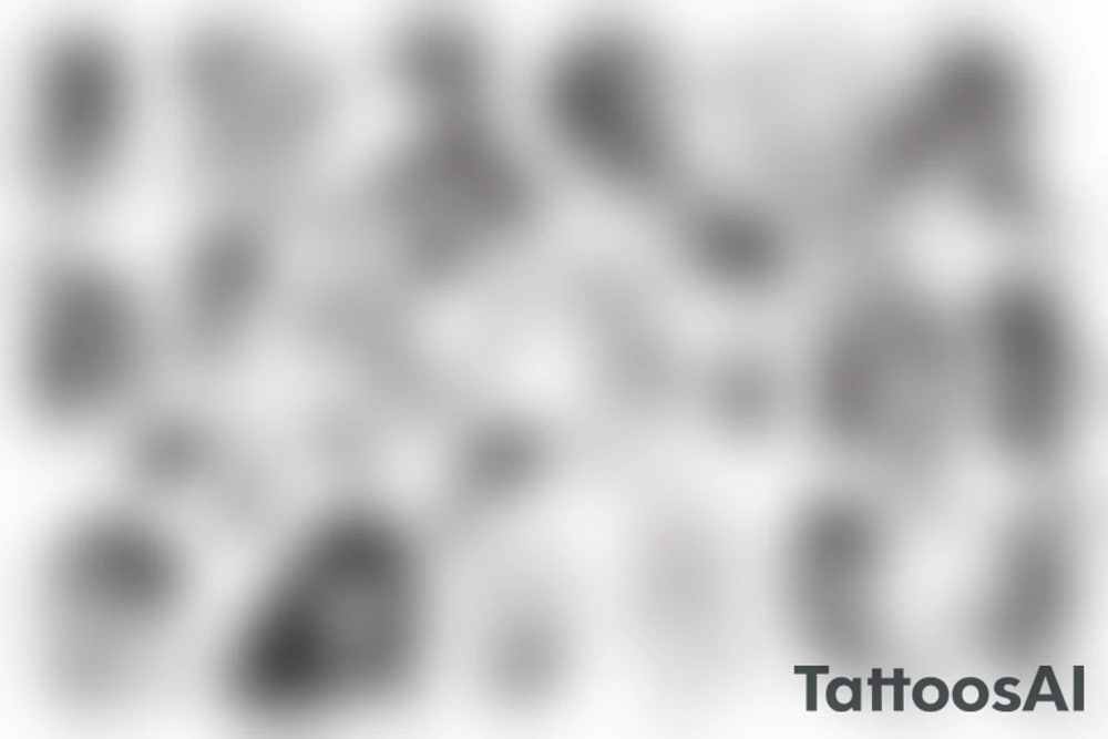 Anime power lady tattoo idea