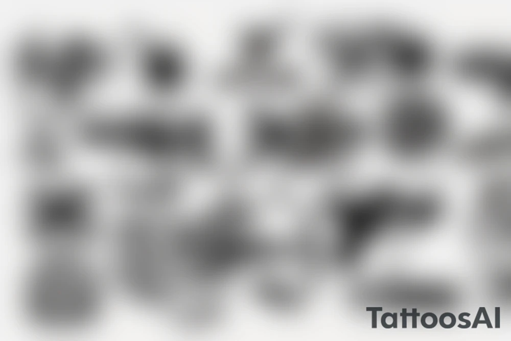 Gun write toxic tattoo idea