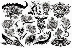 Greckie symbole tattoo idea