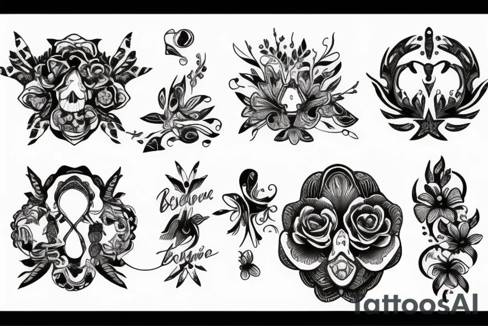 Black tattoo idea