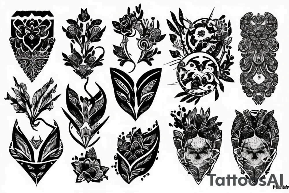 Black tattoo idea