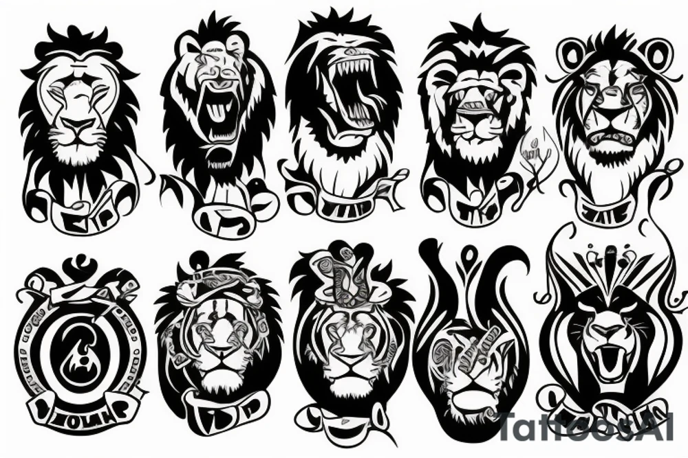 Lions tattoo idea