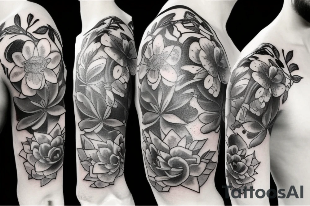 Flowers tattoo idea