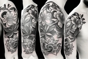 Flowers tattoo idea