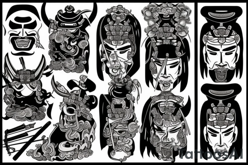 Samurai tattoo idea