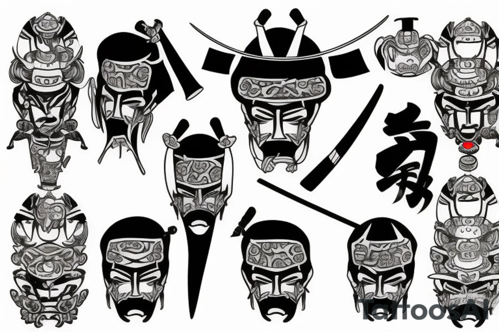 Samurai tattoo idea