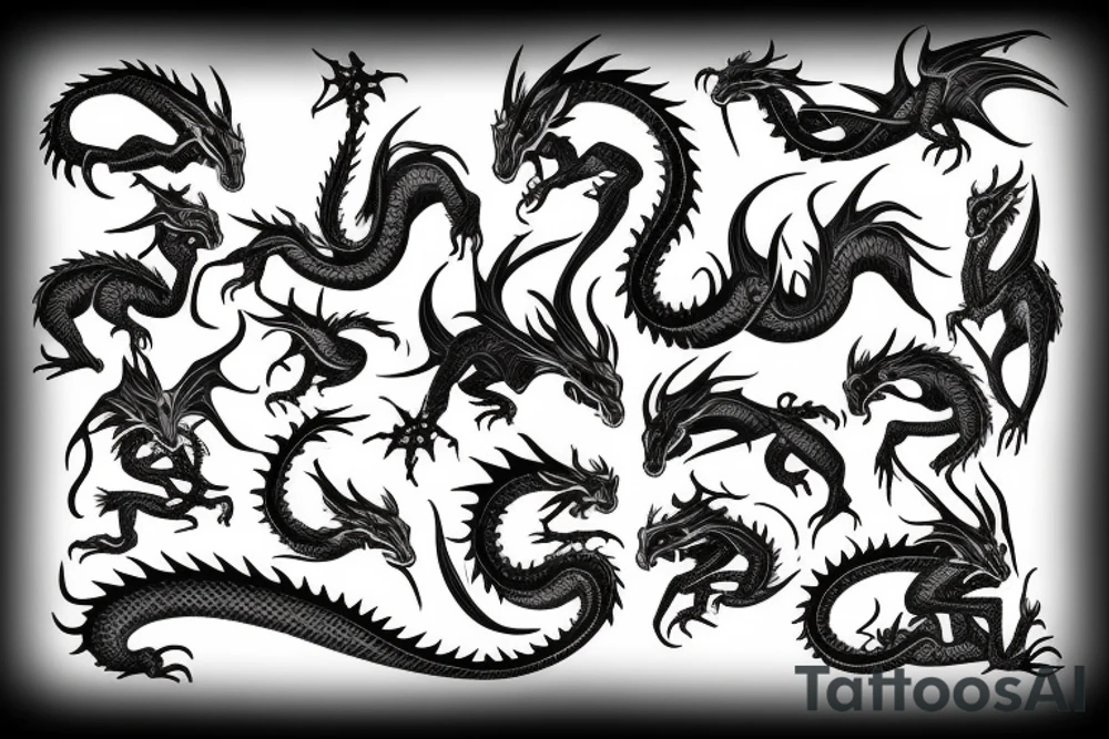 dragon tattoo idea