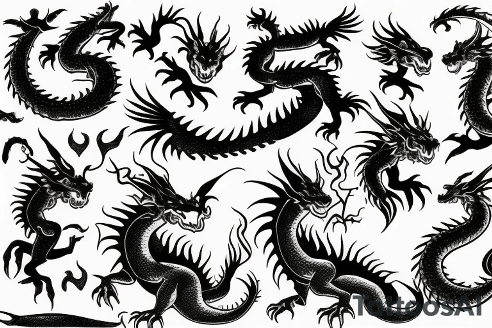 dragon tattoo idea