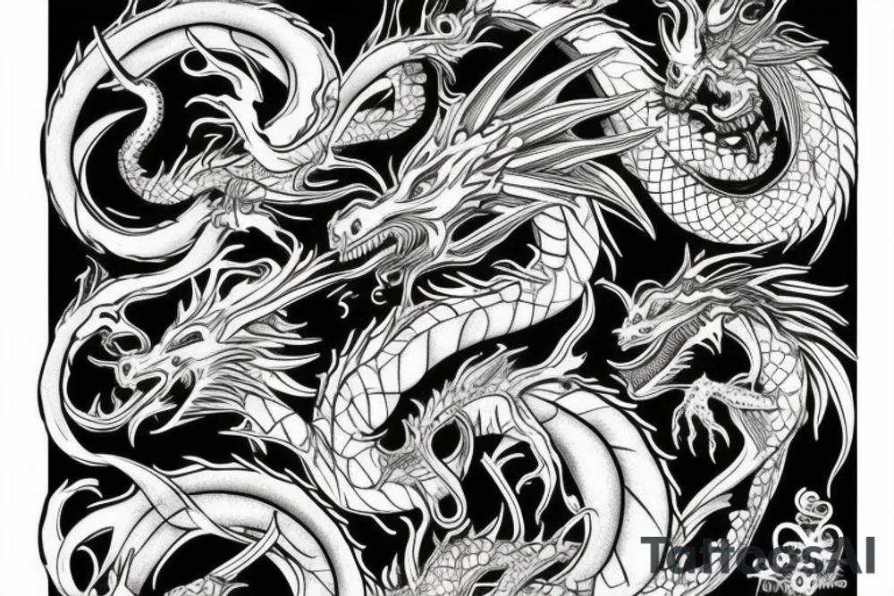 dragon tattoo idea