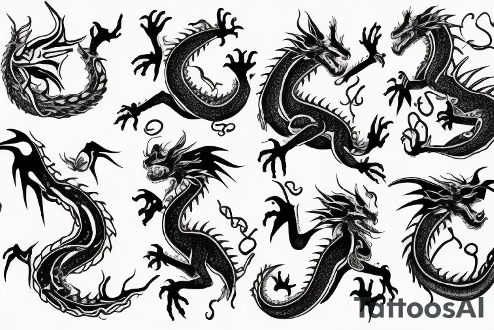dragon tattoo idea