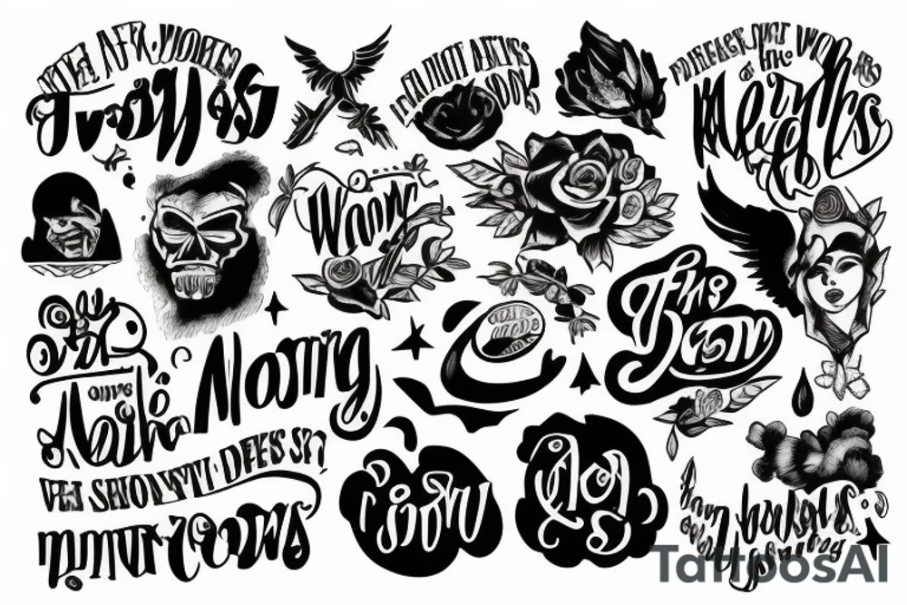 us against the world tattoo idea