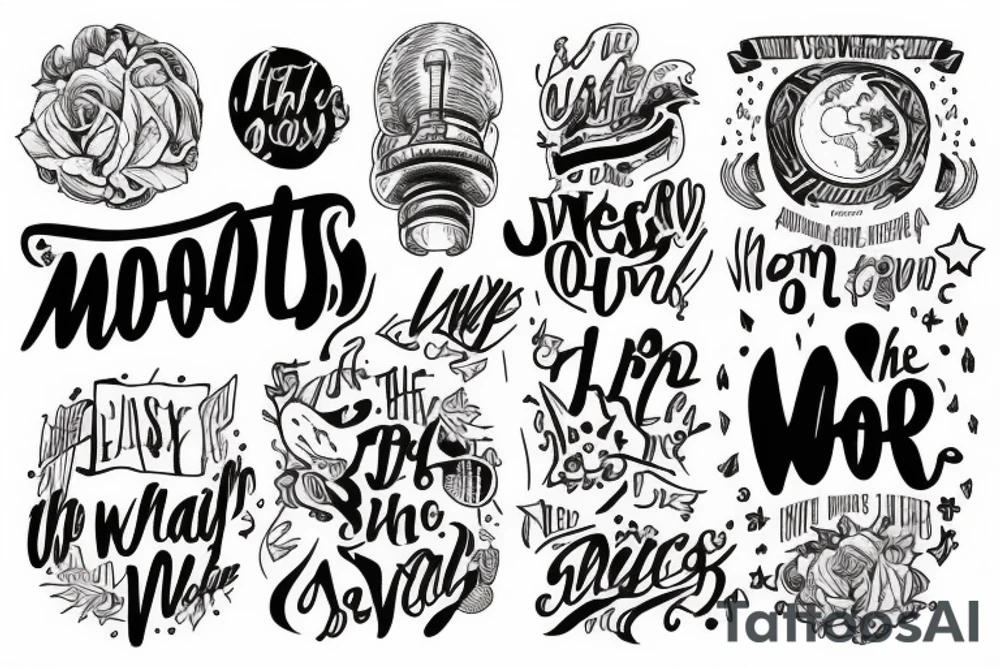 us against the world tattoo idea