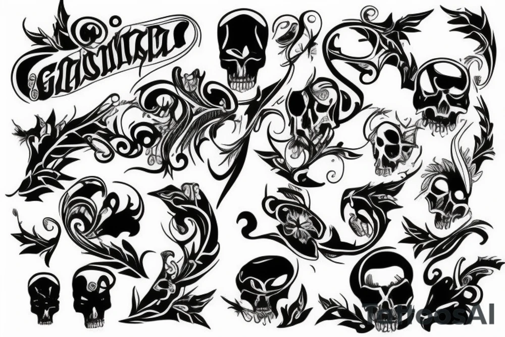 Gangsta tattoo tattoo idea