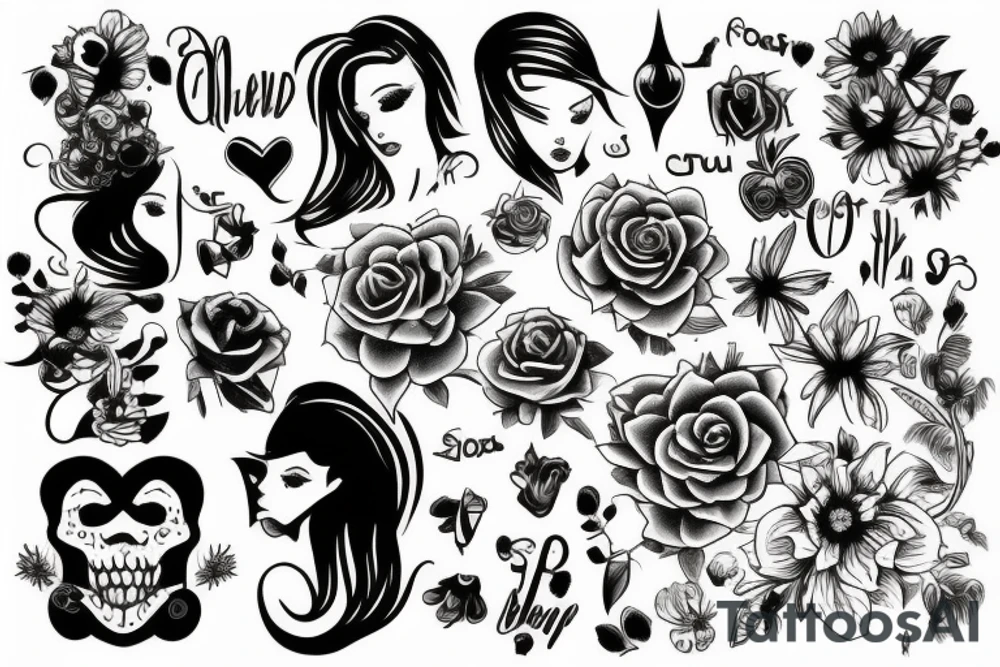 Girlfriend tattoo tattoo idea