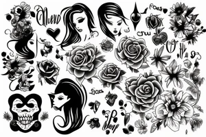 Girlfriend tattoo tattoo idea