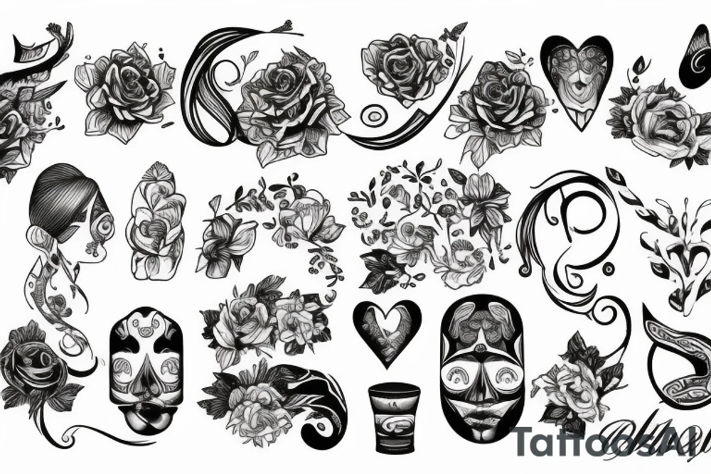 Woman tattoo idea
