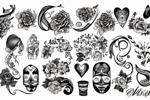 Woman tattoo idea
