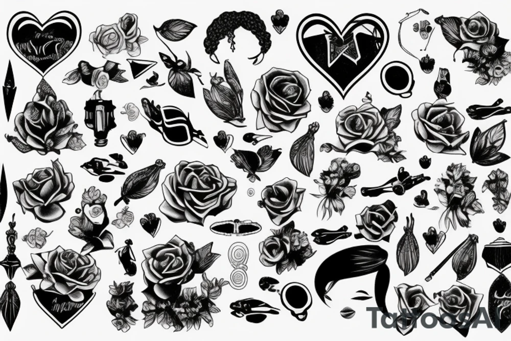 Woman tattoo idea