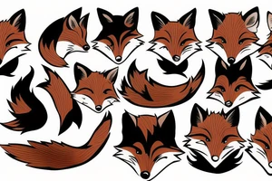 little fox, male tattoo tattoo idea