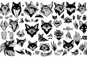 nightmare fox tattoo idea