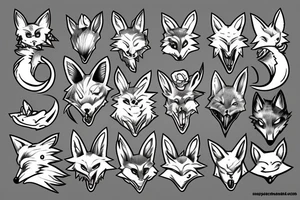 nightmare fox tattoo idea