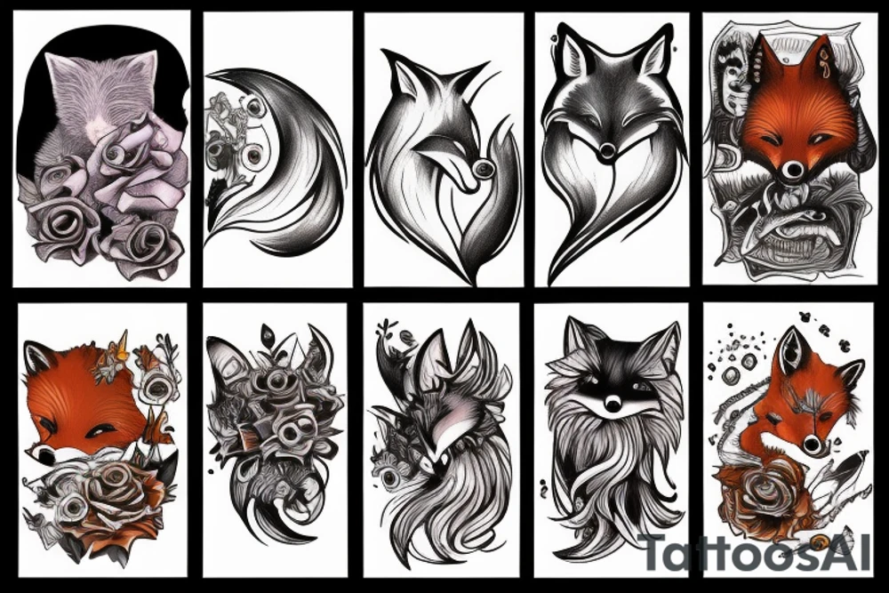 nightmare fox tattoo idea