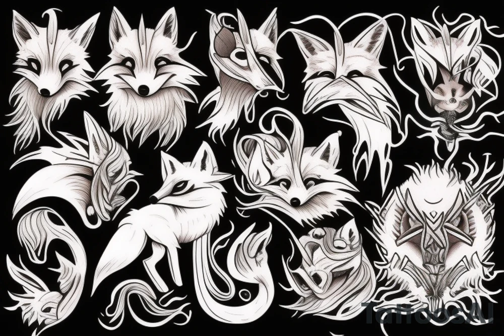 nightmare fox tattoo idea