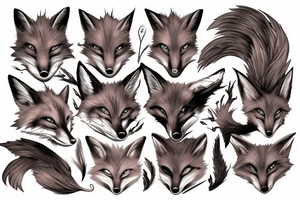 nightmare fox tattoo idea