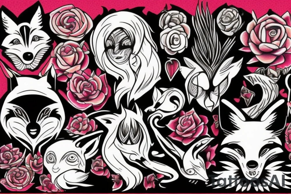 nightmare fox tattoo idea