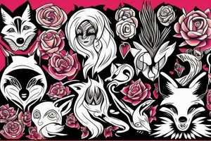 nightmare fox tattoo idea