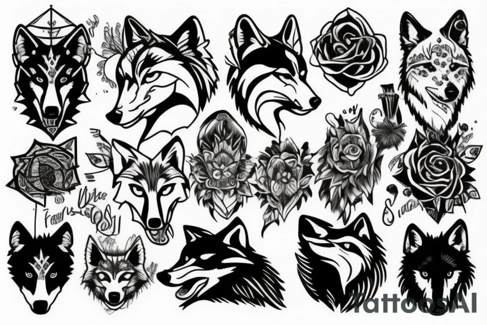 Wolf, tattoo idea