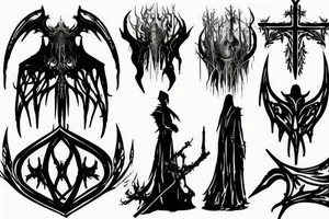 Bloodborne cathedral tattoo idea