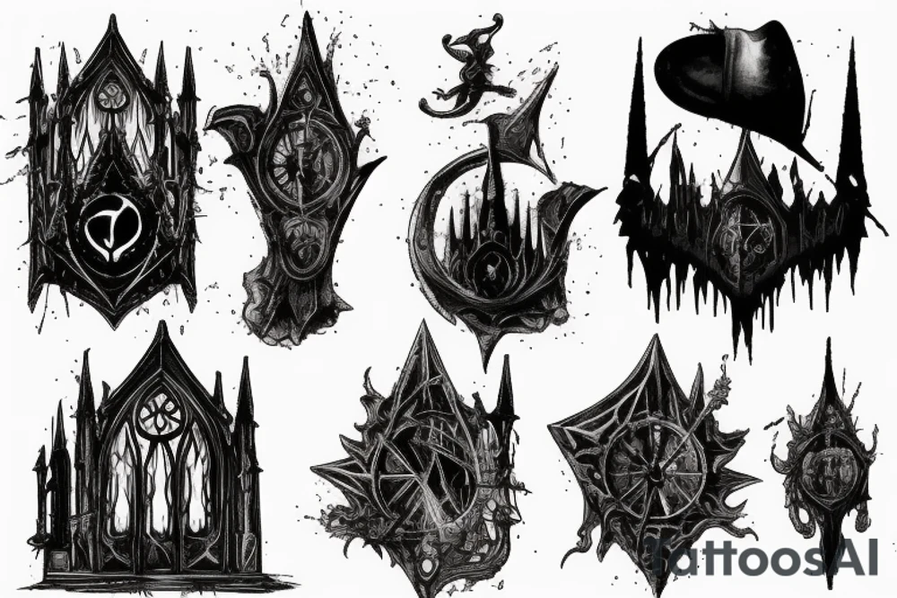 Bloodborne cathedral tattoo idea
