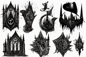 Bloodborne cathedral tattoo idea