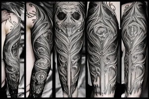 Big Bloodborne cathedral city tattoo idea