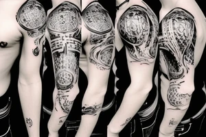 Happy messi with tittle, passion, football tattoo idea
