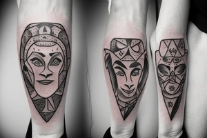Matching Shrek tattoos with my sister tattoo idea