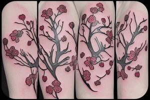 cherry blossom tattoo idea
