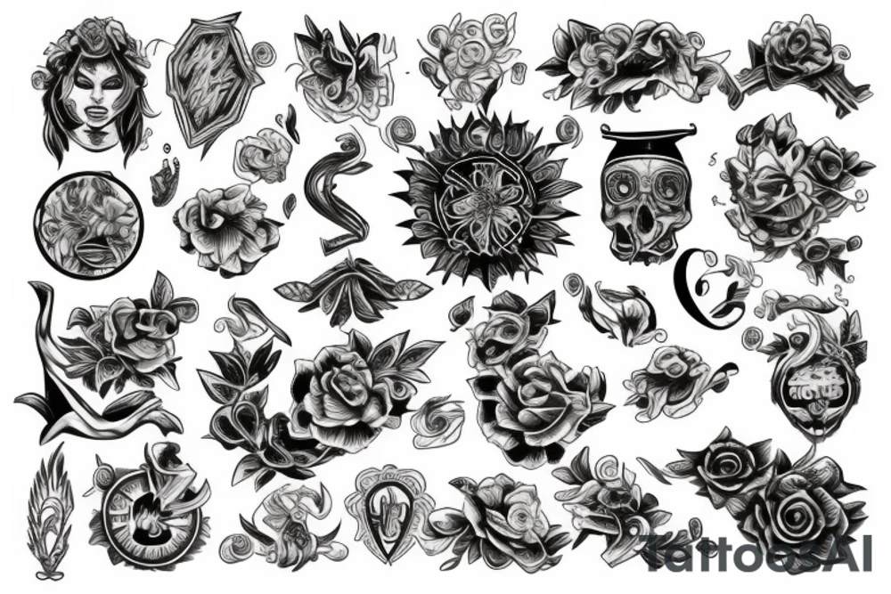 cards tattoo idea